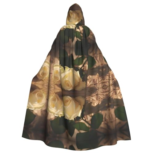 VXXNlnn Unisex Erwachsene Halloween Kapuzenumhang - Romantische Rosen Volldruck Cosplay Umhang für Partys, Karneval & Themenveranstaltungen VXXNlnn Unisex Erwachsene Halloween Kapuzenumhang - Romantische Rosen Volldruck Cosplay Umhang für Partys, Karneval & Themenveranstaltungen von VXXNlnn