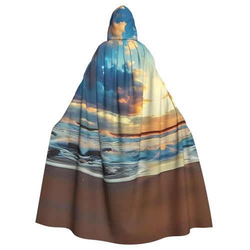 VXXNlnn Unisex Erwachsene Halloween Kapuzenumhang - Sonnenuntergang Beach1 Volldruck Cosplay Umhang für Partys, Karneval & Themenveranstaltungen VXXNlnn Unisex Erwachsene Halloween Kapuzenumhang - Sonnenuntergang Beach1 Volldruck Cosplay Umhang für Partys, Karneval & Themenveranstaltungen von VXXNlnn