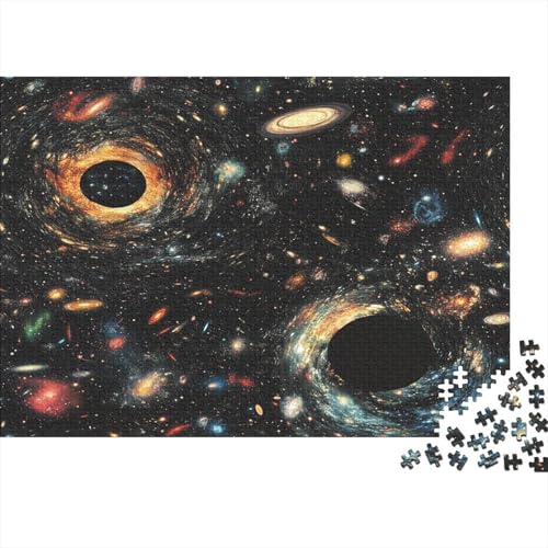 Kosmische Galaxie Puzzlespiel 1000 Teile Für Erwachsene, Einzigartige Kunstwerke Und Vorlage - Geburtstagsgeschenk - Spaßige Puzzles Mit Überraschung Von Puzzle in A Bag Puzzel 1000pcs (75x50cm) von VYIPAXTOR