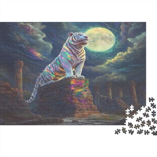 Tiger Puzzle 1000 Teile Puzzle Für Erwachsene Und Kinder Ab 14 Jahren Puzzel 1000pcs (75x50cm) von VYIPAXTOR