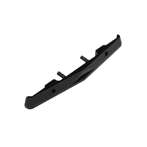 VYUHAksZ 1pc CNC Aluminiumlegierung Frontstoßstange, for Axial SCX24 AXI00001 C10 for Chevrolet 1/24 RC Crawler Auto LKW Upgrade Teile Zubehör (Color : Black) von VYUHAksZ