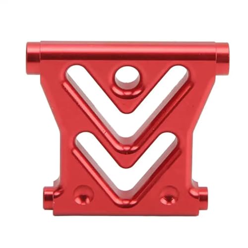 VYUHAksZ 1pc Metall RC Frontstoßstange Antikollision Aluminium RC Auto Frontblende Offroad Rohrträger, for Axial RBX10 for Ryft 1/10 Upgrades Teil (Color : Red) von VYUHAksZ