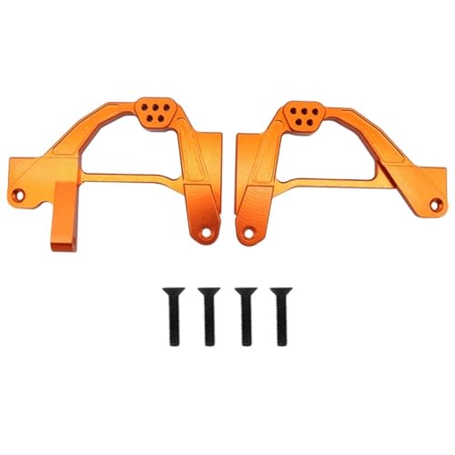 VYUHAksZ 2 Stück Metall-Stoßdämpferhalterung hinten, for Axial SCX6 AXI05000 1/6 RC Crawler Car Upgrades Teile Zubehör (Color : Orange) von VYUHAksZ