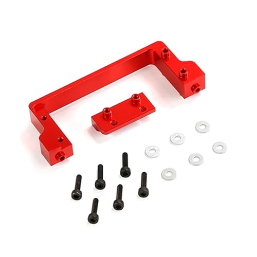 VYUHAksZ CNC-Servohalterung aus Metall 1/5 for Hpi for Rofun for BAHA for Rovan Km for Baja 5B 5T 5Sc Spielzeugteile (Color : Red) von VYUHAksZ