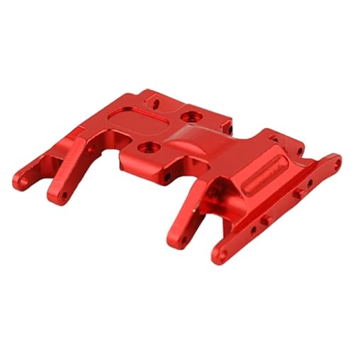 VYUHAksZ Metall Aluminiumlegierung Mittelgetriebe Chassisplatte Getriebekasten Unterfahrschutz, for 1/24 for Axial SCX24 90081 RC Car Upgrade Teile (Color : Red) von VYUHAksZ