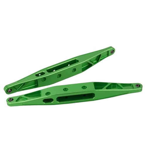 VYUHAksZ Metalllegierung hintere Längslenker-Aufhängungsstange, for LOSI for Baja for Rey 1/10 OSI for Hammer for Rey U4 RC Car Upgrade Parts Zubehör (Color : Green) von VYUHAksZ