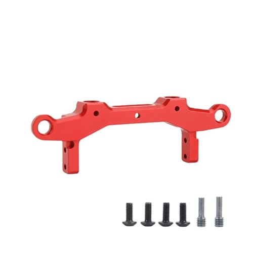 VYUHAksZ Servohalterung aus Metall for die hintere Halterung, for Axial SCX10 III for Wrangler for Gladiator Early for Bronco 1/10 RC Crawler Car Upgrade Parts (Color : Red) von VYUHAksZ