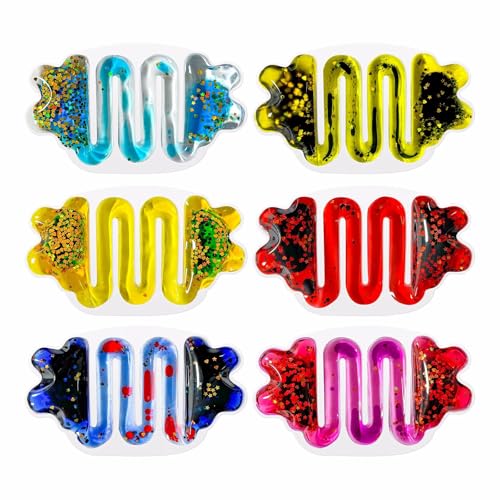 VZZCGJVT Flüssiges sensorisches Softgel-Spielzeug - 6er-Set - Squishy Sensorische Produkte für autistische Autismus-Kinder mit besonderen Bedürfnissen,Gelb VZZCGJVT Flüssiges sensorisches Softgel-Spielzeug - 6er-Set - Squishy Sensorische Produkte für autistische Autismus-Kinder mit besonderen Bedürfnissen,Gelb von VZZCGJVT
