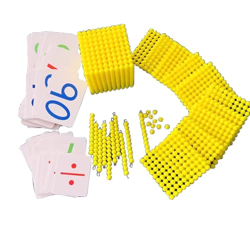 VZZCGJVT Montessori Bankspiel Perle Dezimaloperation, Mathe AIDS Spielzeug für frühe Kinder,8cm von VZZCGJVT