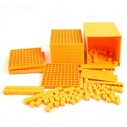 VZZCGJVT Montessori-Dezimalsystem-Mathe-Tools, Hands-on Math Manipulative für Kinder - Teach Number Concepts von VZZCGJVT