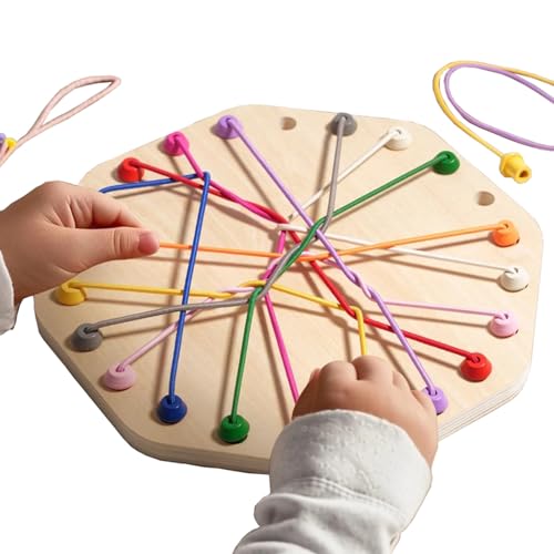 VZZCGJVT Montessori Knoten Seil Entwirren Spiel, Denksportaufgabe Feinmotorik Spielzeug Brettspiel,Circle VZZCGJVT Montessori Knoten Seil Entwirren Spiel, Denksportaufgabe Feinmotorik Spielzeug Brettspiel,Circle von VZZCGJVT