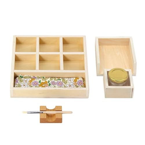 VZZCGJVT Montessori Leimkasten-Set, Holzklebeaktivität, Feinmotorik, Aktivitäten zur sensorischen Entwicklung VZZCGJVT Montessori Leimkasten-Set, Holzklebeaktivität, Feinmotorik, Aktivitäten zur sensorischen Entwicklung von VZZCGJVT