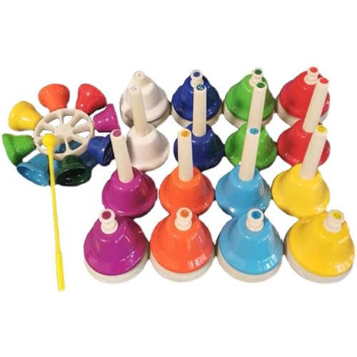 VZZCGJVT Montessori Orff Music 3-teiliges Set, Achtton-Druckuhr, Achtton-Klassenuhr, Achtton-Drehuhr, Kleinkind-Musikinstrumenten-Sets VZZCGJVT Montessori Orff Music 3-teiliges Set, Achtton-Druckuhr, Achtton-Klassenuhr, Achtton-Drehuhr, Kleinkind-Musikinstrumenten-Sets von VZZCGJVT