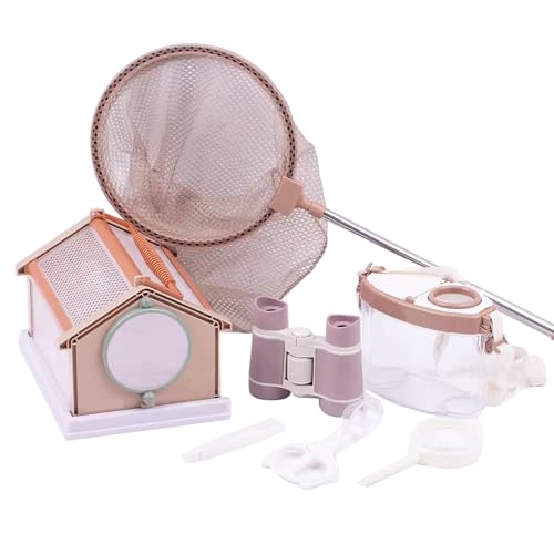 VZZCGJVT Montessori Outdoor Insect Exploration Set, Montessroi Spielzeug für Kinder, die der Natur näher kommen,Rosa VZZCGJVT Montessori Outdoor Insect Exploration Set, Montessroi Spielzeug für Kinder, die der Natur näher kommen,Rosa von VZZCGJVT