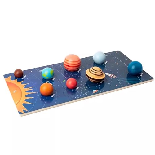 VZZCGJVT Montessori Planet Spielzeug, 3D Planeten Modelle, Vorschule Wissenschaft Spielzeug STEM Spielzeug,3D Planet von VZZCGJVT