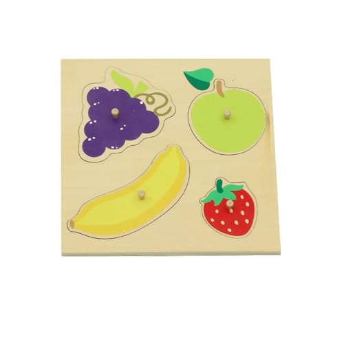 VZZCGJVT Montessori Toys Peg Puzzle Geometrisches Farbanpassungsbrett, hölzernes Formerkennungspuzzle für Kinder,Fruit VZZCGJVT Montessori Toys Peg Puzzle Geometrisches Farbanpassungsbrett, hölzernes Formerkennungspuzzle für Kinder,Fruit von VZZCGJVT