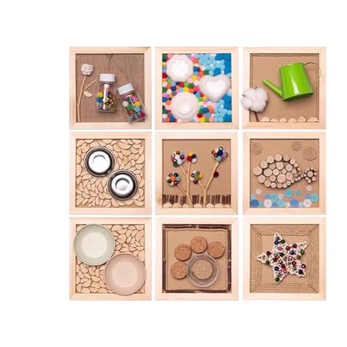 VZZCGJVT Montessori Wand Busy Board Panels, DIY Kinder Interaktives sensorisches Spielzeug - Sicherheitsdekoration für Kleinkinder sensorisches Spielzimmer VZZCGJVT Montessori Wand Busy Board Panels, DIY Kinder Interaktives sensorisches Spielzeug - Sicherheitsdekoration für Kleinkinder sensorisches Spielzimmer von VZZCGJVT