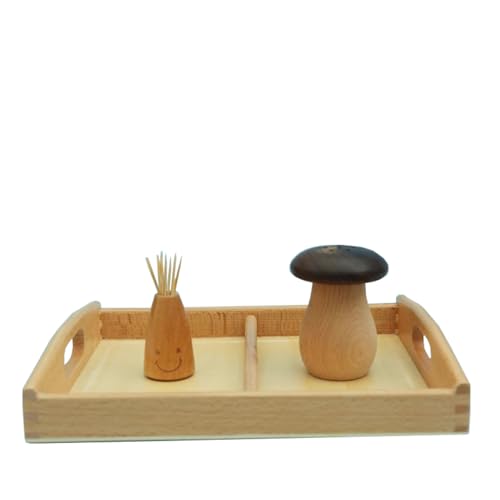 VZZCGJVT Montessori Zahnstocher Einsetzen des Arbeitssets, Feinmotorik Geschenke für Baby Jungen Mädchen VZZCGJVT Montessori Zahnstocher Einsetzen des Arbeitssets, Feinmotorik Geschenke für Baby Jungen Mädchen von VZZCGJVT