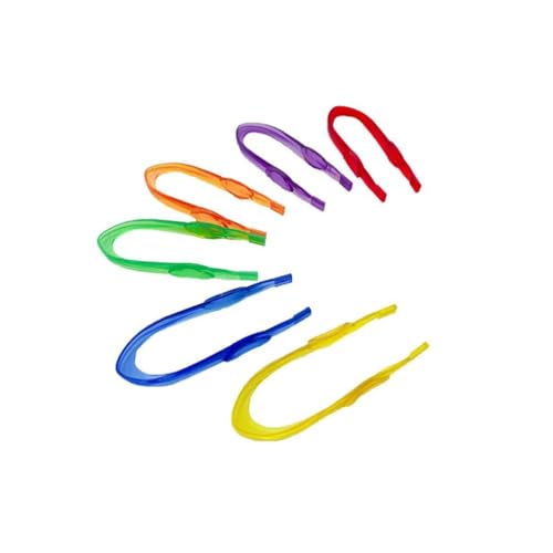 VZZCGJVT Montessori transparenter Clip Feinmotorikspielzeug, sensorische Spielzeugsets mit offenem Ende von VZZCGJVT