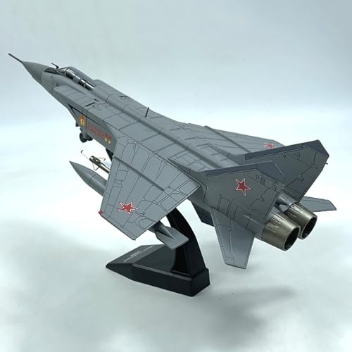 VaNmar 11,8-Zoll-MiG-31-Kampfflugzeug Im Maßstab 1:72, Flugzeugmodell, Jet-Sammlerstücke, Druckguss-Flugzeugmodell for Sammlung, Geschenk, Ornament von VaNmar