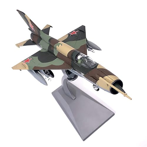 VaNmar 8,7 Zoll MiG-21-Kampfflugzeug Im Maßstab 1:72, Modellflugzeug, Flugzeugmodell, Jet Collectibles, Druckguss-Flugzeugmodell for Sammlung, Geschenk, Ornament von VaNmar