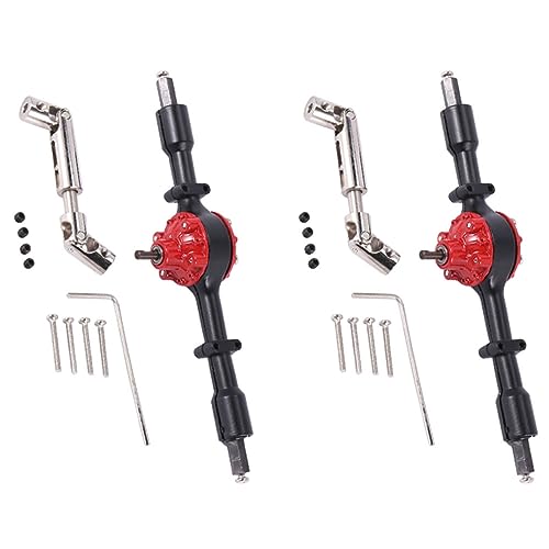 Vadillo 2 Set Hinterbrückenachse aus Metall mit Stahlgetriebe für D12 B14 B24 B16 B36 C14 C24 C34 C44 RC Auto-Upgrade-Teile, Schwarz Vadillo 2 Set Hinterbrückenachse aus Metall mit Stahlgetriebe für D12 B14 B24 B16 B36 C14 C24 C34 C44 RC Auto-Upgrade-Teile, Schwarz von Vadillo