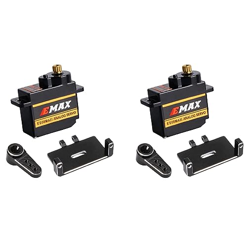 Vadillo 2 x Lenkservo ES08MAII mit Servohalterung und Servoarm für Auto-Upgrade-Teile auf Axial SCX24 1/24 RC, 2 Vadillo 2 x Lenkservo ES08MAII mit Servohalterung und Servoarm für Auto-Upgrade-Teile auf Axial SCX24 1/24 RC, 2 von Vadillo