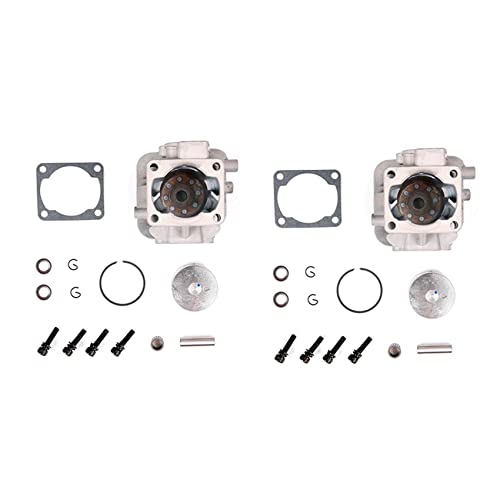 Vadillo 2 x Motorzylinder-Set, 4 Bolzen, 32 cc, für Rovan Zenoah Motor für 1/5 km RV Baja 5B 5T 5Sc Rc Vadillo 2 x Motorzylinder-Set, 4 Bolzen, 32 cc, für Rovan Zenoah Motor für 1/5 km RV Baja 5B 5T 5Sc Rc von Vadillo