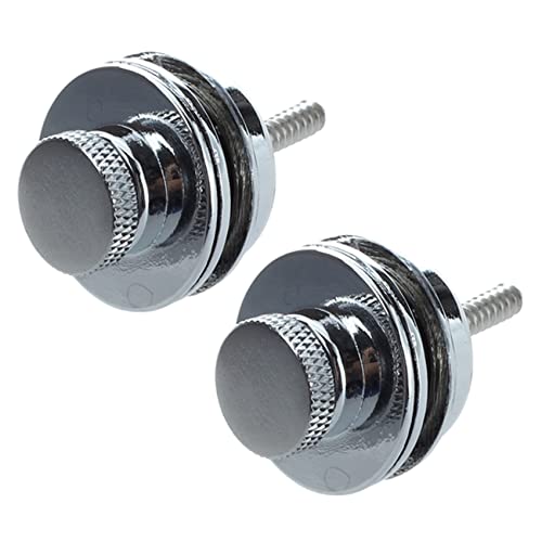 Vadillo 2 x flache verchromte Gurte, Verriegelung für E-Gitarre von Vadillo