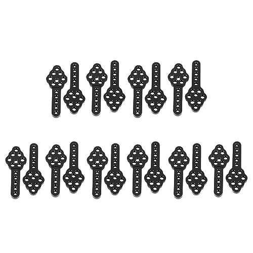Vadillo 20 Stück CNC Serie, Stoßdämpfer, Halterung, Höhenverstellung, Eckhalterung für Auto auf Fernbedienung Axial SCX10 90046 D90 D110, Schwarz Vadillo 20 Stück CNC Serie, Stoßdämpfer, Halterung, Höhenverstellung, Eckhalterung für Auto auf Fernbedienung Axial SCX10 90046 D90 D110, Schwarz von Vadillo