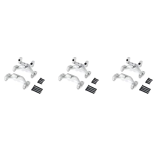 Vadillo 3 x für MN D90 D91 D96 MN99S 1/12 Auto-Upgrade-Teile Fernbedienung Grundsitz Traktionsstange aus Metall und Zubehör für Servo-Halterung, Silber Vadillo 3 x für MN D90 D91 D96 MN99S 1/12 Auto-Upgrade-Teile Fernbedienung Grundsitz Traktionsstange aus Metall und Zubehör für Servo-Halterung, Silber von Vadillo