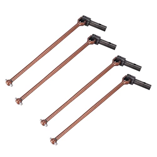 Vadillo 4 Stück 8158 Universal-Antriebswelle Horizontal für 1/8 9021 08423 Upgrade-Teile für RC-Auto, Ersatzzubehör Vadillo 4 Stück 8158 Universal-Antriebswelle Horizontal für 1/8 9021 08423 Upgrade-Teile für RC-Auto, Ersatzzubehör von Vadillo