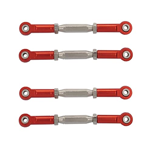 Vadillo 4 Stück Zugstange, Servo-Verbindung, verstellbar, aus Metall, für Slash 5807 HQ727, 1/10 Stück, verbesserte RC Autos, 1 Vadillo 4 Stück Zugstange, Servo-Verbindung, verstellbar, aus Metall, für Slash 5807 HQ727, 1/10 Stück, verbesserte RC Autos, 1 von Vadillo