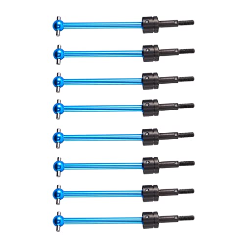 Vadillo 8 Stück Serie Antriebswelle Universal aus Metall CVD (64 mm) für DT03 TT02B TT-02B TT-02B Zubehör Upgrade Auto Fernbedienung von Vadillo