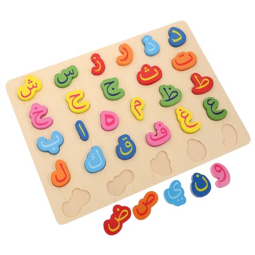 1 Satz Arabisches Holzpuzzle für Kleinkinder Pädagogisches Alphabet und Formen für Vorschule und Eltern Junge Mädchen Spiele Fördert Hand Augen Koordination und Farbempfindlichkeit 1 Satz Arabisches Holzpuzzle für Kleinkinder Pädagogisches Alphabet und Formen für Vorschule und Eltern Junge Mädchen Spiele Fördert Hand Augen Koordination und Farbempfindlichkeit von Vaguelly