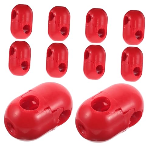 Vaguelly 10st Kletternetz-seilschnalle Spielplatzzubehör Outdoor-spielgeräte Für Kletterschnalle Spielhaus Zubehör Für Strickleiter Für Spielplatznetz Plastik Rot Vaguelly 10st Kletternetz-seilschnalle Spielplatzzubehör Outdoor-spielgeräte Für Kletterschnalle Spielhaus Zubehör Für Strickleiter Für Spielplatznetz Plastik Rot von Vaguelly