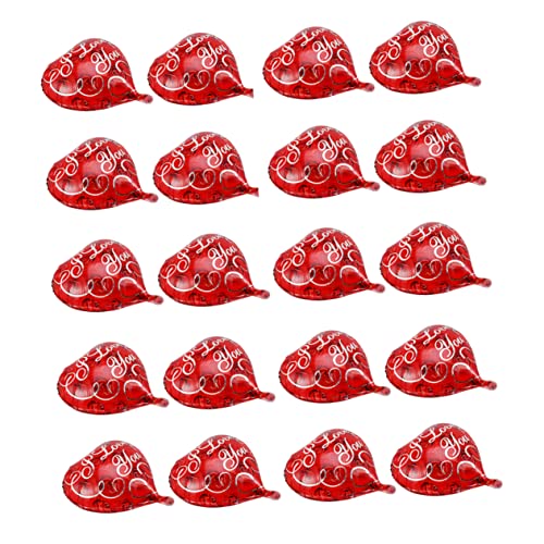 20 Stück Liebesballon Aus Aluminiumfolie Ballons Party Liebesballon Hochzeit Liebesballon Neon Hochzeitsballon Aus Aluminiumfolie Hochzeit Roter Ballon Party Ballon Aus Vaguelly von Vaguelly