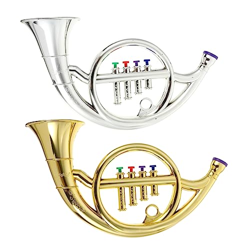 2St Horn-Modell kinderinstrumente musikinstrumente kinderspielzeuge Hornspielzeug Instrument Simuliertes Waldhorn für Musikinstrumente Überzug Vaguelly 2St Horn-Modell kinderinstrumente musikinstrumente kinderspielzeuge Hornspielzeug Instrument Simuliertes Waldhorn für Musikinstrumente Überzug Vaguelly von Vaguelly