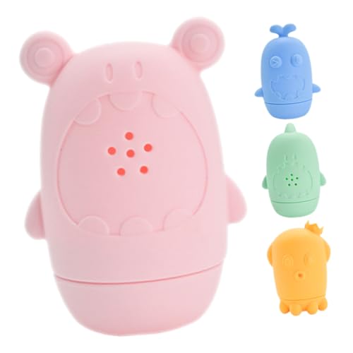 Vaguelly Silikon Baby Bad Spielzeug Set 4 Stücke Badewanne Spielzeug Jungen Und Mädchen Dusche Baby Wasser Vaguelly Silikon Baby Bad Spielzeug Set 4 Stücke Badewanne Spielzeug Jungen Und Mädchen Dusche Baby Wasser von Vaguelly