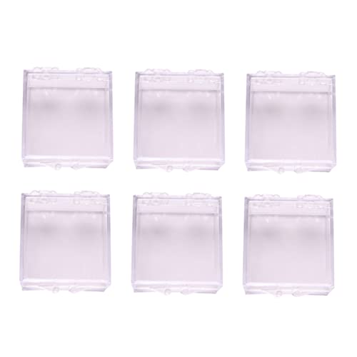6St Mini-Box sammlerstücke Toys Sweets Box sußichkeiten Box süßigkeiten Box Bausatz Deckel Figur Korb Mini- Küchenspielzeug puppenhaus zubehör Mini Plastik Transparent Vaguelly von Vaguelly