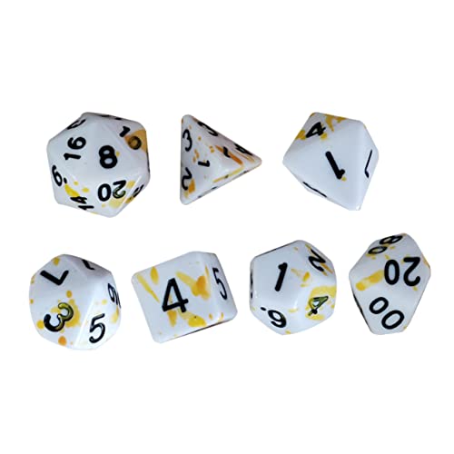Vaguelly Lustige Würfel Spiel Requisiten 7 Stücke Würfel Brettspiel Würfel Dekorative Würfel Für Familie Spaß von Vaguelly