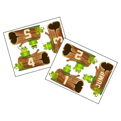 Vaguelly 1 Blatt Frosch Spielboden Aufkleber für Kinderzimmer Selbstklebende Dekoration für Spielräume und Kindergärten und Langlebig Kreative Sinnespfad Sticker für Sicheres Sicheres Vaguelly 1 Blatt Frosch Spielboden Aufkleber für Kinderzimmer Selbstklebende Dekoration für Spielräume und Kindergärten und Langlebig Kreative Sinnespfad Sticker für Sicheres Sicheres von Vaguelly
