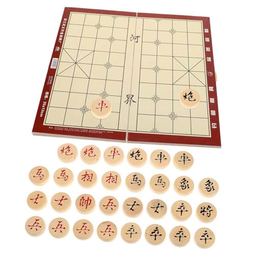 Vaguelly Traditionelles Chinesisches Set Tragbares Zusammenklappbares Schachbrettspiel Aus Holz Für Zuhause Reisesets Brett Für Erwachsene Vaguelly Traditionelles Chinesisches Set Tragbares Zusammenklappbares Schachbrettspiel Aus Holz Für Zuhause Reisesets Brett Für Erwachsene von Vaguelly