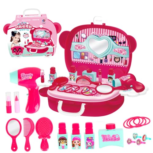 Vaguelly Make-up Set Mädchen 4-in-1 Waschbar Spielzeug Für Kinder Prinzessin Vanity Set Simulation Kosmetik Spielzeug Box Set Vaguelly Make-up Set Mädchen 4-in-1 Waschbar Spielzeug Für Kinder Prinzessin Vanity Set Simulation Kosmetik Spielzeug Box Set von Vaguelly