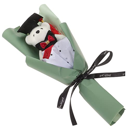 Vaguelly Abschlussbär Blumenstrauß Schuldeko Foto Accessoire Grün Vaguelly Abschlussbär Blumenstrauß Schuldeko Foto Accessoire Grün von Vaguelly