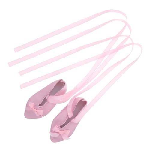 Vaguelly 1 Paar Ballettschuhe für Puppen Weiche Tanzschuhe für Puppen Vielseitiges Accessoire für Puppenoutfits für Kreatives Spielzeugzubehör Vaguelly 1 Paar Ballettschuhe für Puppen Weiche Tanzschuhe für Puppen Vielseitiges Accessoire für Puppenoutfits für Kreatives Spielzeugzubehör von Vaguelly