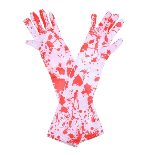 Vaguelly Halloween Versorgung Handschuhe Halloween Themed Handschuhe Blutige Handschuhe für Cosplay und von Vaguelly
