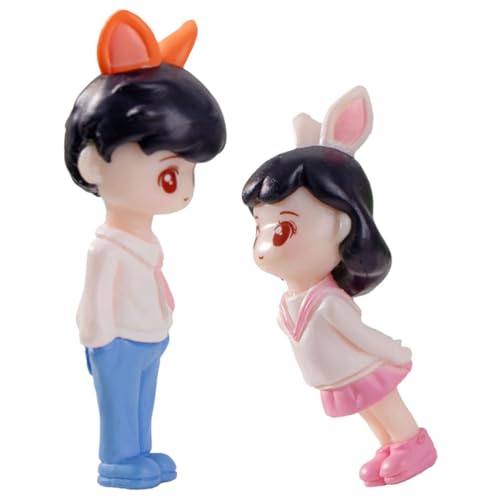 Vaguelly 1 Paar Miniaturpaar Figuren mit Hasenohren Kreative Deko für Romantische Landschaften und Wohnräume Niedliche Pärchen Ornamente für Valentinstag und Heimdekoration Vaguelly 1 Paar Miniaturpaar Figuren mit Hasenohren Kreative Deko für Romantische Landschaften und Wohnräume Niedliche Pärchen Ornamente für Valentinstag und Heimdekoration von Vaguelly
