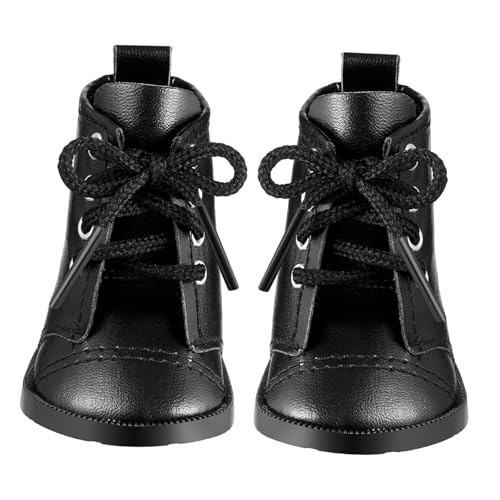 Vaguelly Miniatur-pu-Schuhe Für 18-Zoll-Puppen Dekoratives Stiefelset Einfach in Der Puppendekoration Zu Installieren von Vaguelly