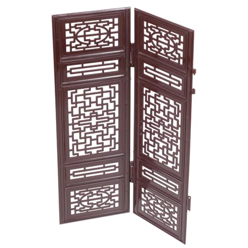 Vaguelly 1 Paar Mini Chinesische Spielzeug Mädchen Spielzeug Mini Folding Screen Desktop Dekoration von Vaguelly